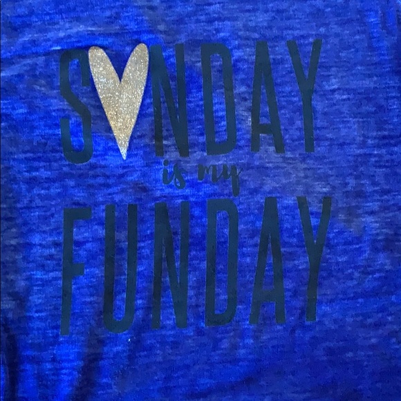 Sunday is my Funday Wide Crew Neck Long Sleeve - Picture 2 of 6